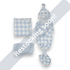 Sunday Picnic, Dusty Blue - Bamboo Newborn Nest