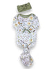 Daffodil Floral Knotted Gown Set