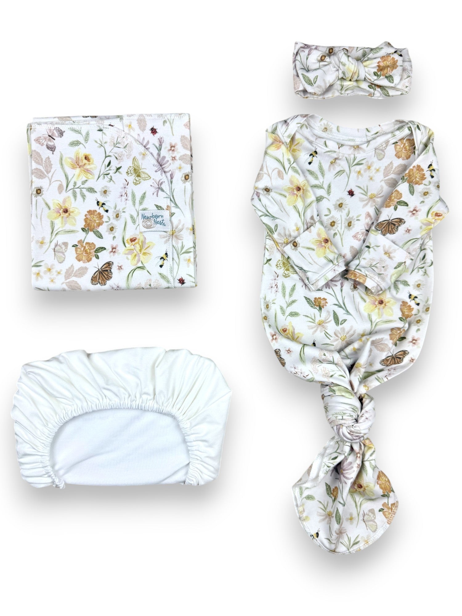 Meadow Garden - Limited Edition Organic Newborn Nest
