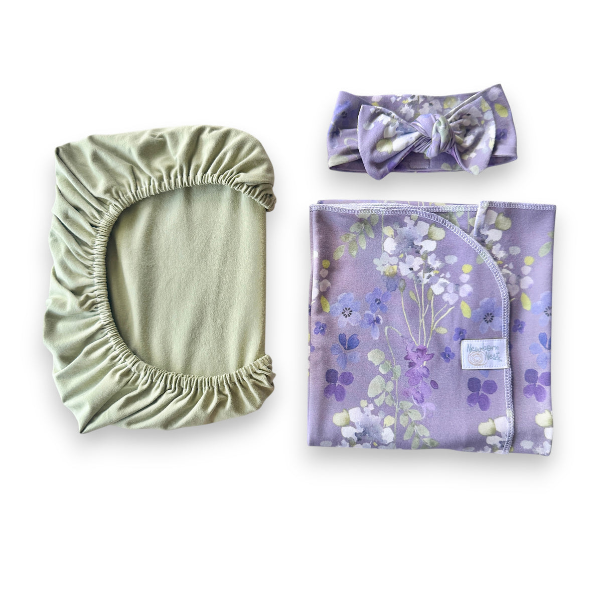 Violet Floral - Limited Edition Organic Hospital Welcome Set