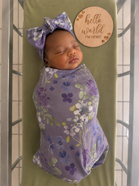 Violet Floral - Limited Edition Organic Hospital Welcome Set
