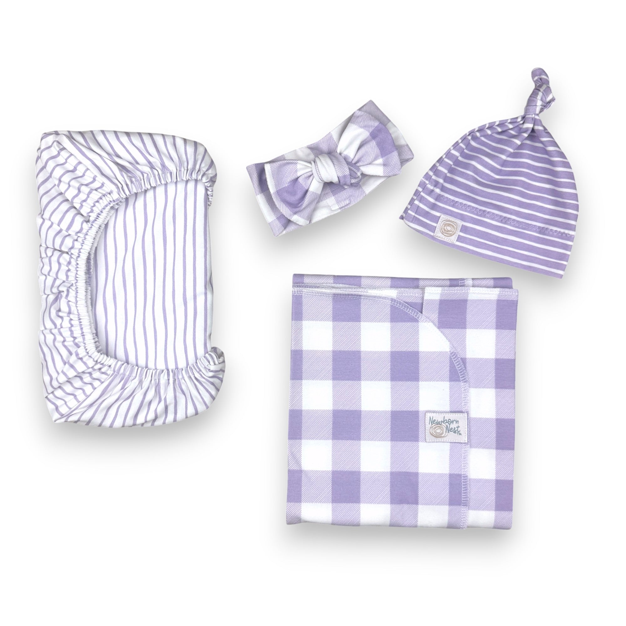 Sunday Picnic, Lavender - Limited Edition Organic Newborn Nest