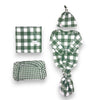 Sunday Picnic, Hunter Green - Limited Edition Organic Newborn Nest